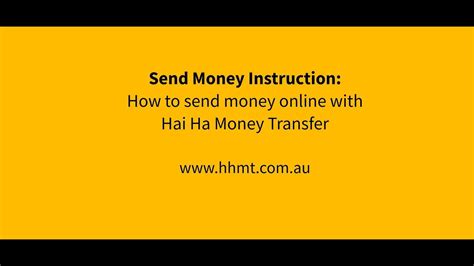 How to send money – Hai Ha Money Transfer .